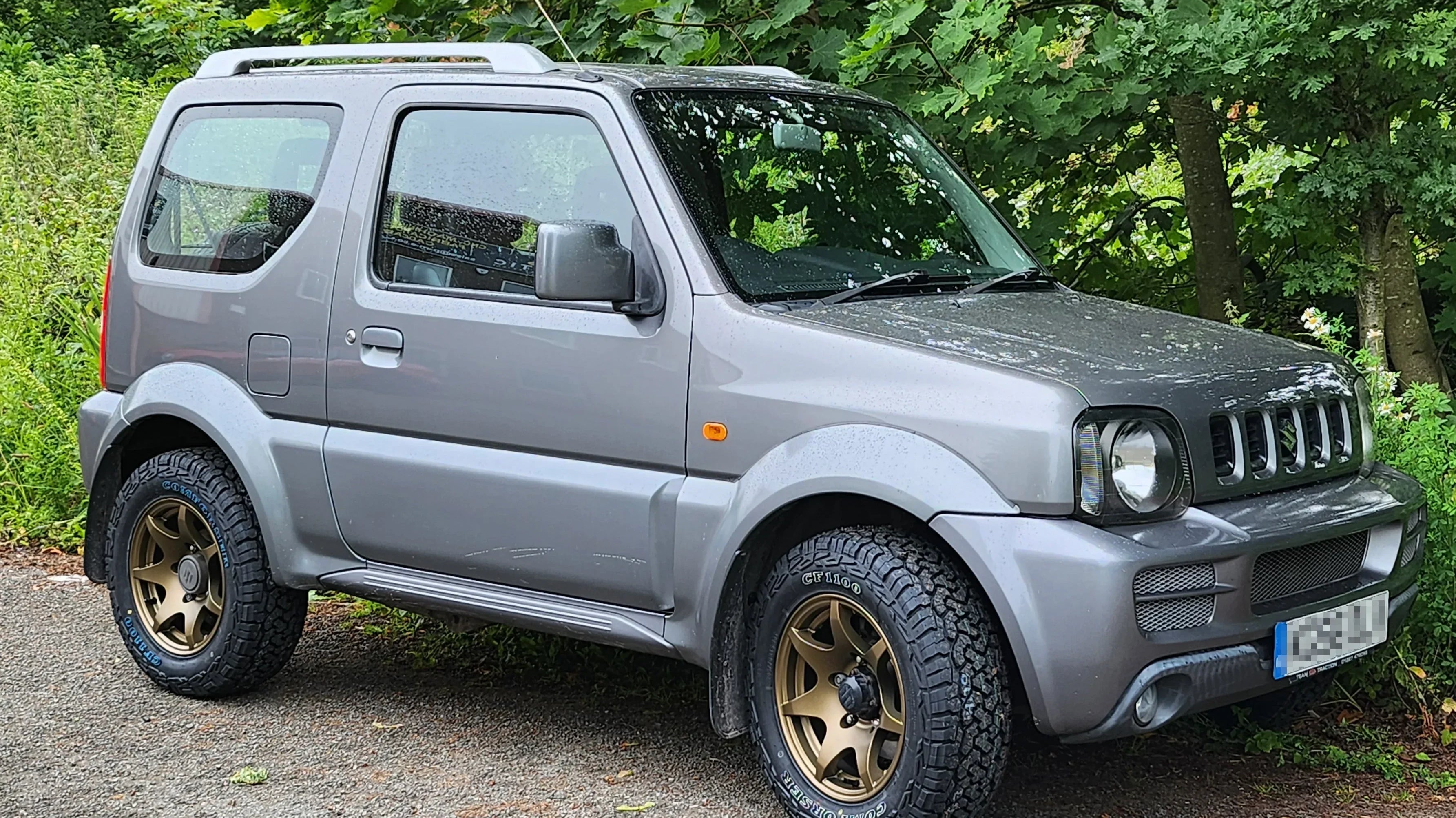 JB34 Suzuki Jimny fitted with High Peak J-02 wheels in Matte Bronze