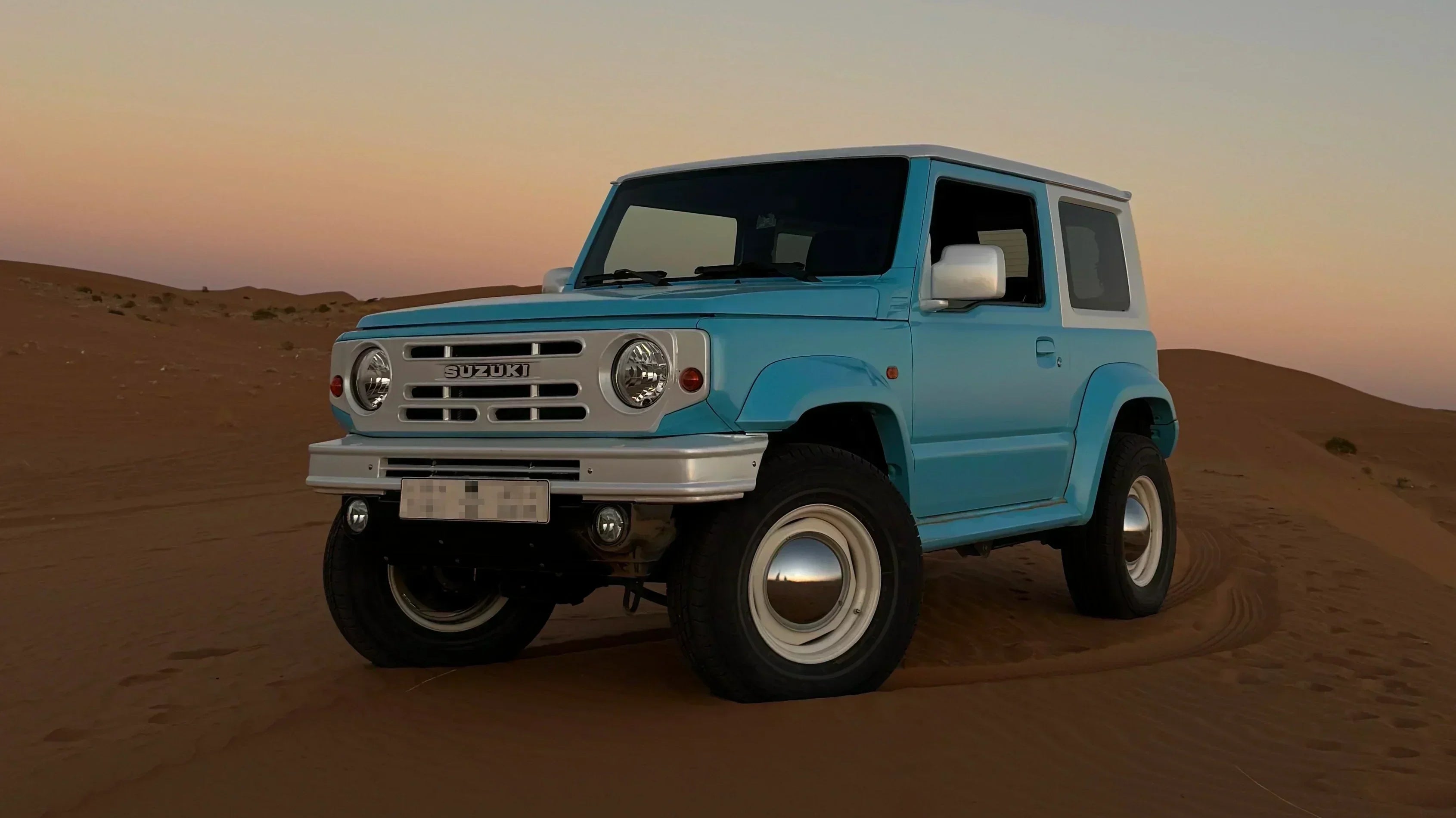 Suzuki Jimny (2018+) with DAMD THE ROOTS Conversion installed.
