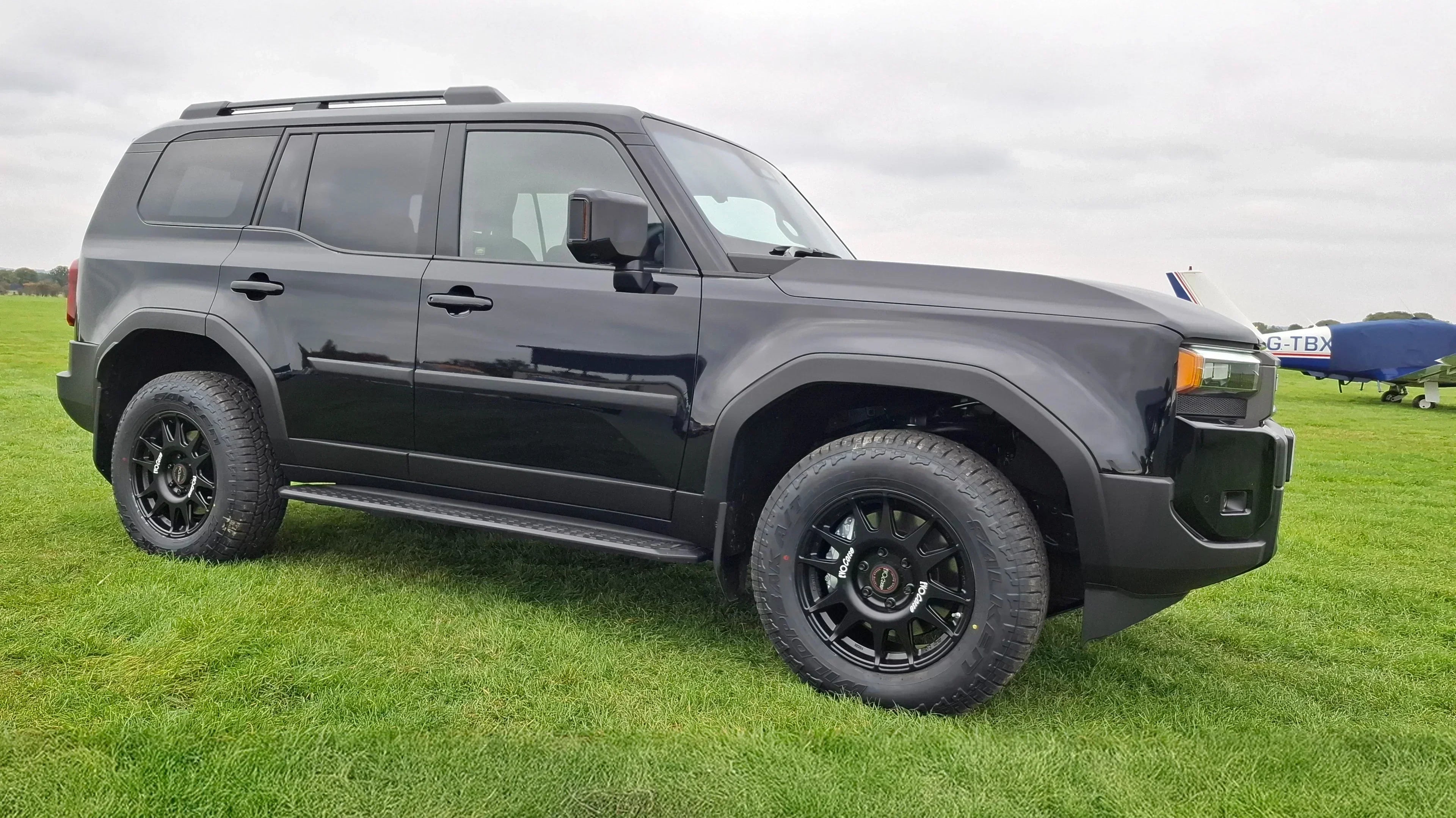EVO Corse DakarZero 18" Wheel Package for Toyota Land Cruiser Prado 250 (2024+) with Falken Wildpeak AT3WA tyres in a 265/65R18 size.