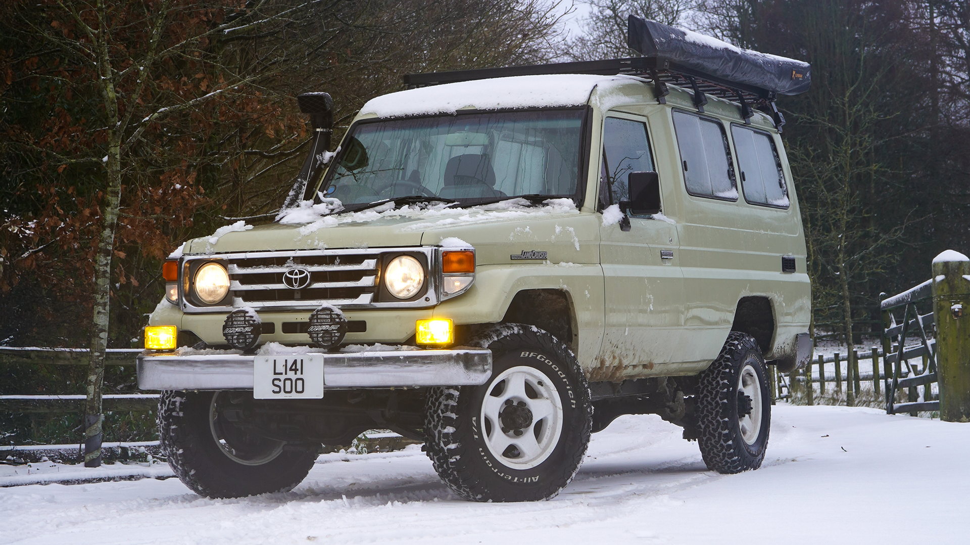 STREET TRACK LIFE TOYOTA LAND CRUISER TROOPY TROOP CARRIER BRADLEY WHEELS CLEVERSHADE