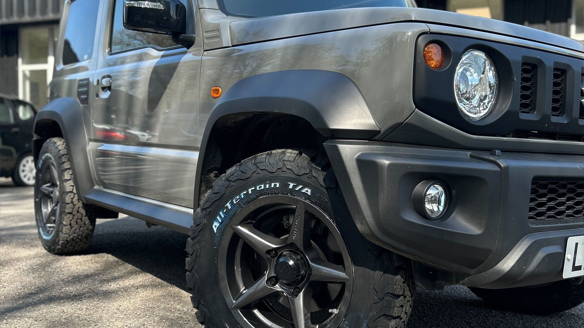 Suzuki Jimny (2018+) fitted with 16" APIO WILDBOAR X2 wheels and BF Goodrich KO2 tyres