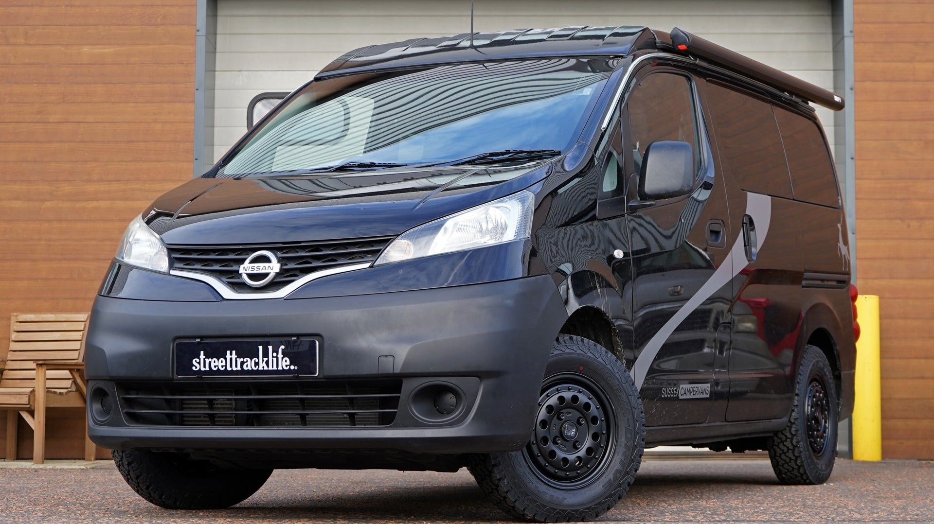 Nissan NV200 (2009+) with 14" XTREME-J RUGGED wheels and Maxxis Wormdrive AT-980E tyres
