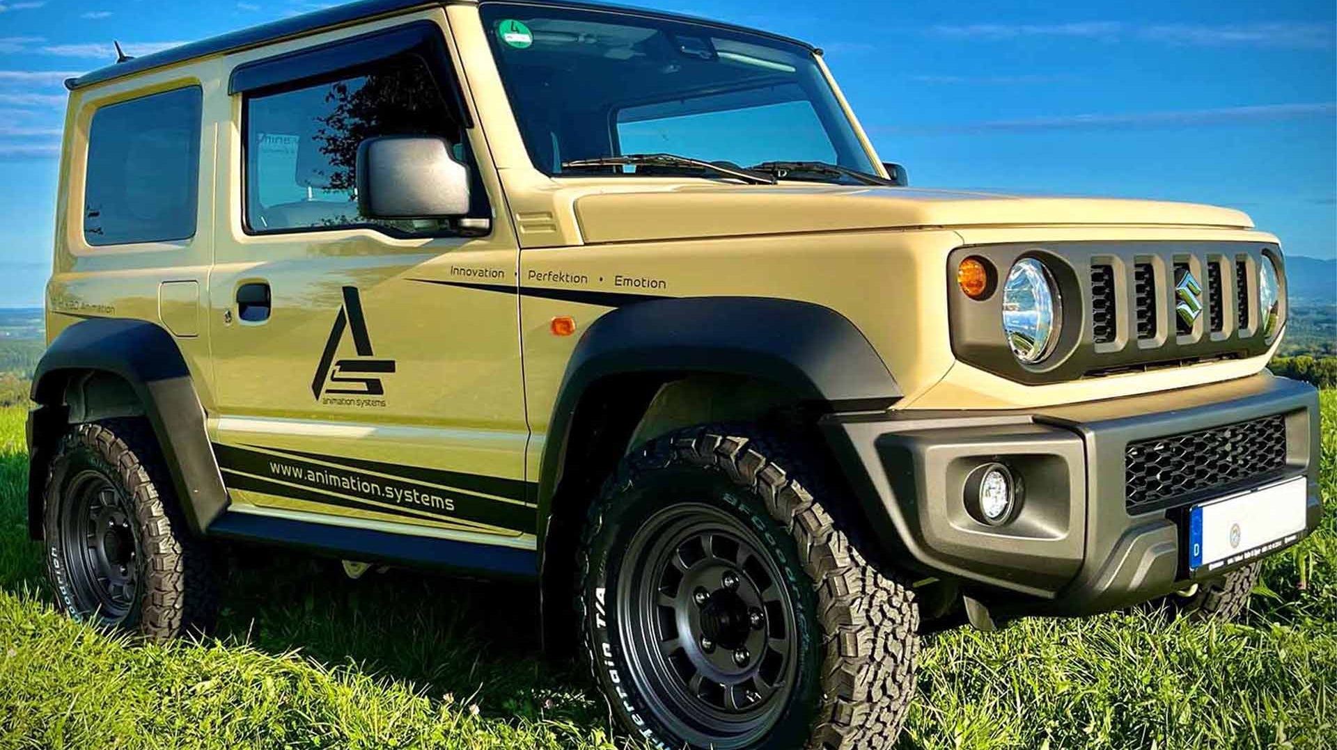 Suzuki Jimny (2018+) with High Peak J-01 wheels.