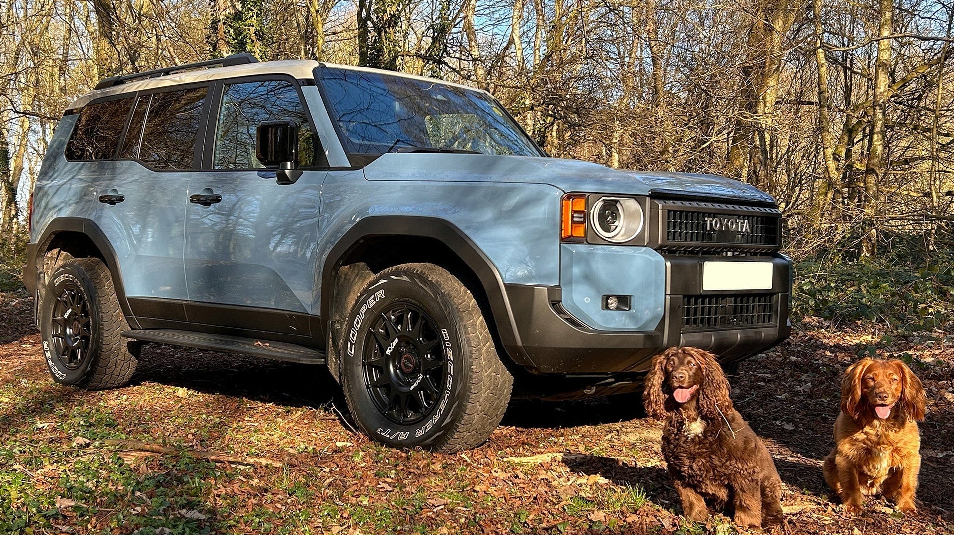 Toyota Land Cruiser 250 (2024+) fitted with Matte Black EVO Corse DakarZero wheels