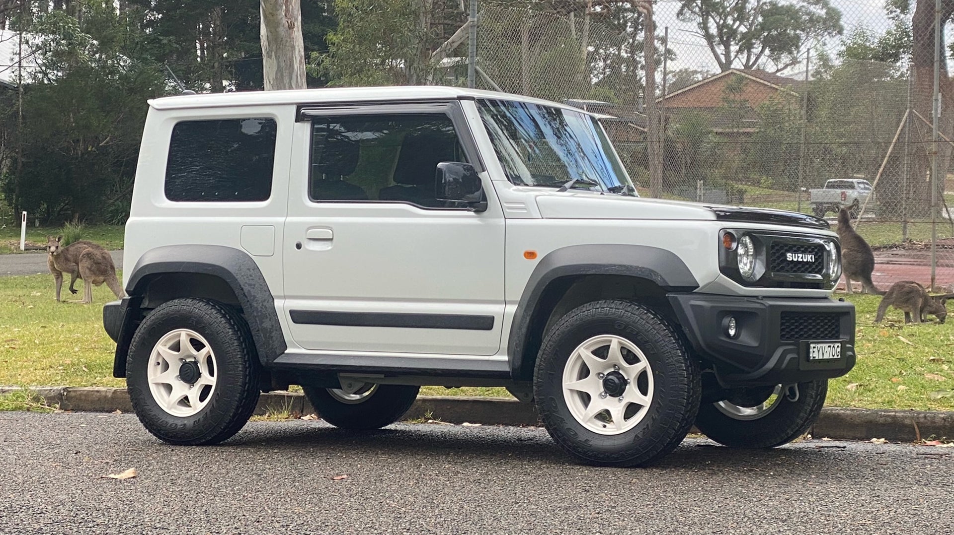 HIGH PEAK J-02 WHEELS 15 INCH VINTAGE WHITE SUZUKI JIMNY STREET TRACK LIFE JIMNYSTYLE