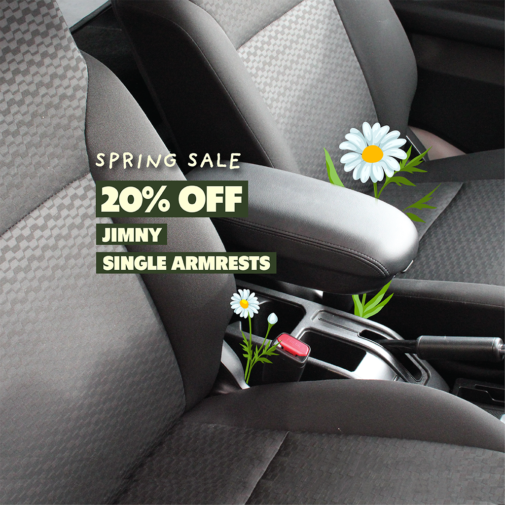 STREET TRACK LIFE JIMNYSTYLE JIMNY  ACCESSORIES SPRING SALE 20% OFF ARMREST