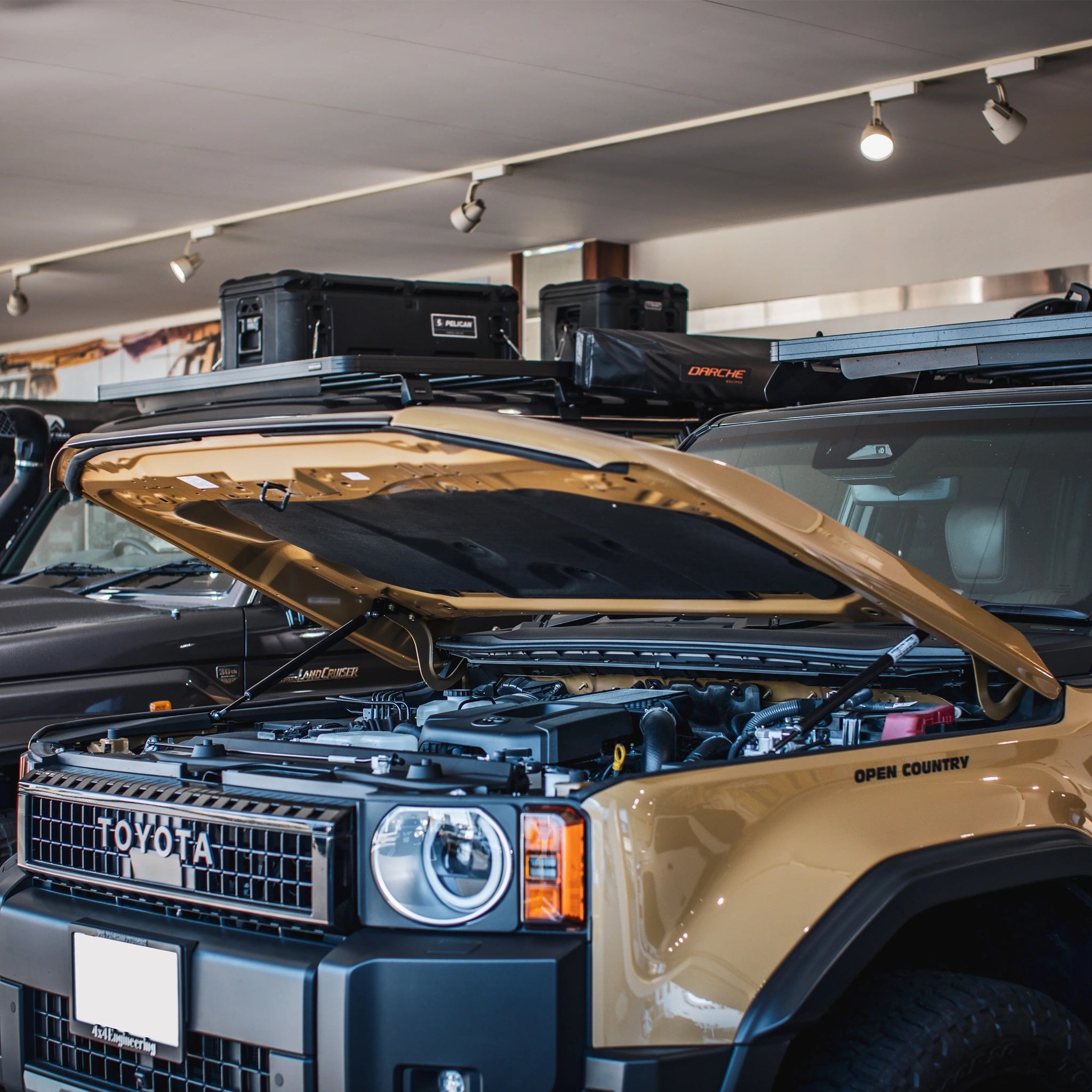 4x4 Engineering Service Bonnet Struts for Toyota Land Cruiser Prado 250 (2024+)