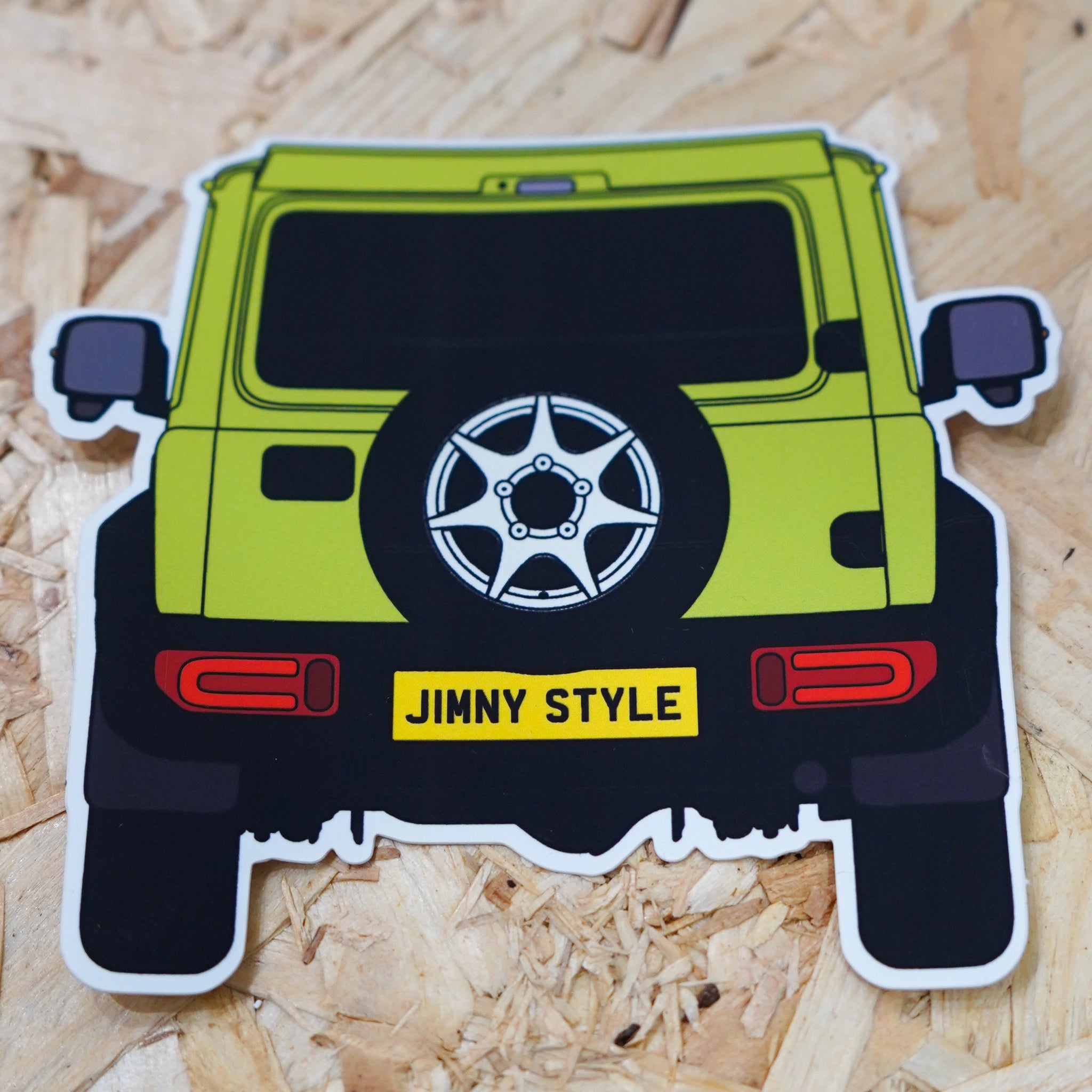 JIMNYSTYLE Kinetic Yellow Suzuki Jimny Slap Sticker