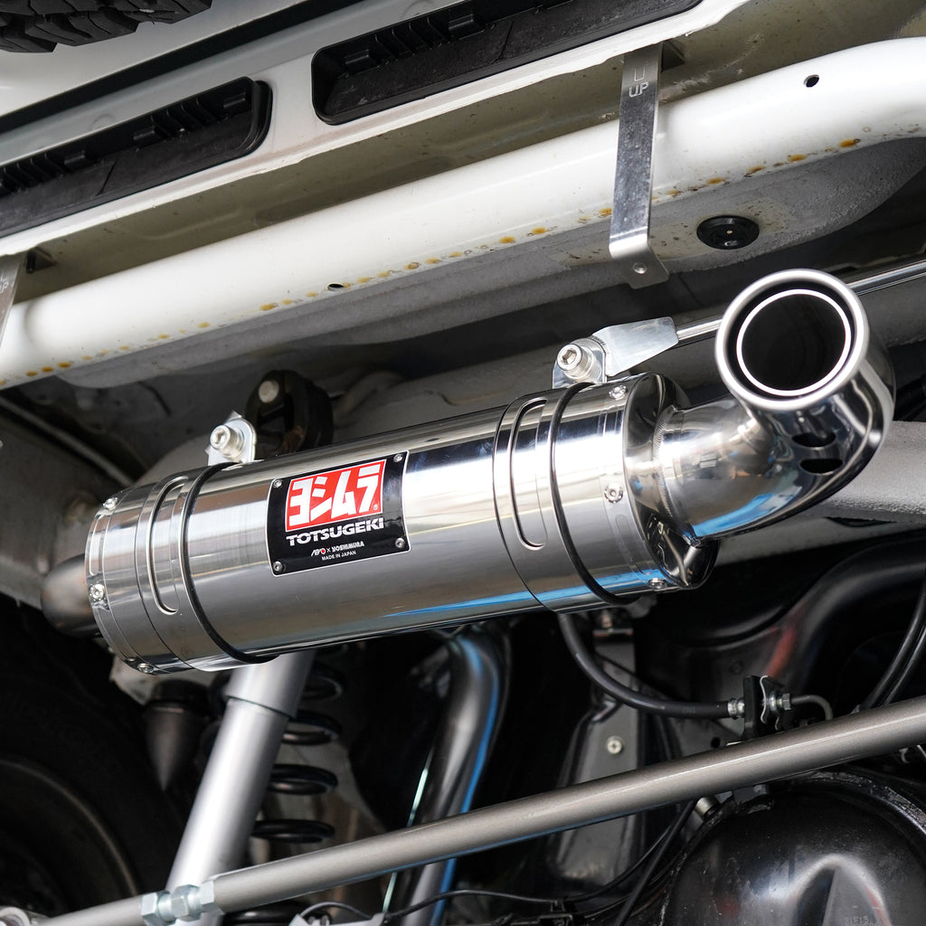 APIO x YOSHIMURA Totsugeki Stainless Steel Cyclone Exhaust System for Suzuki Jimny (2018+) Street Track Life JimnyStyle