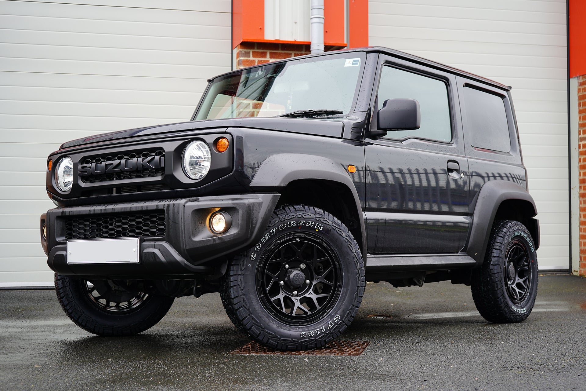 Suzuki Jimny with Magpie Wheels and a Retro Grille