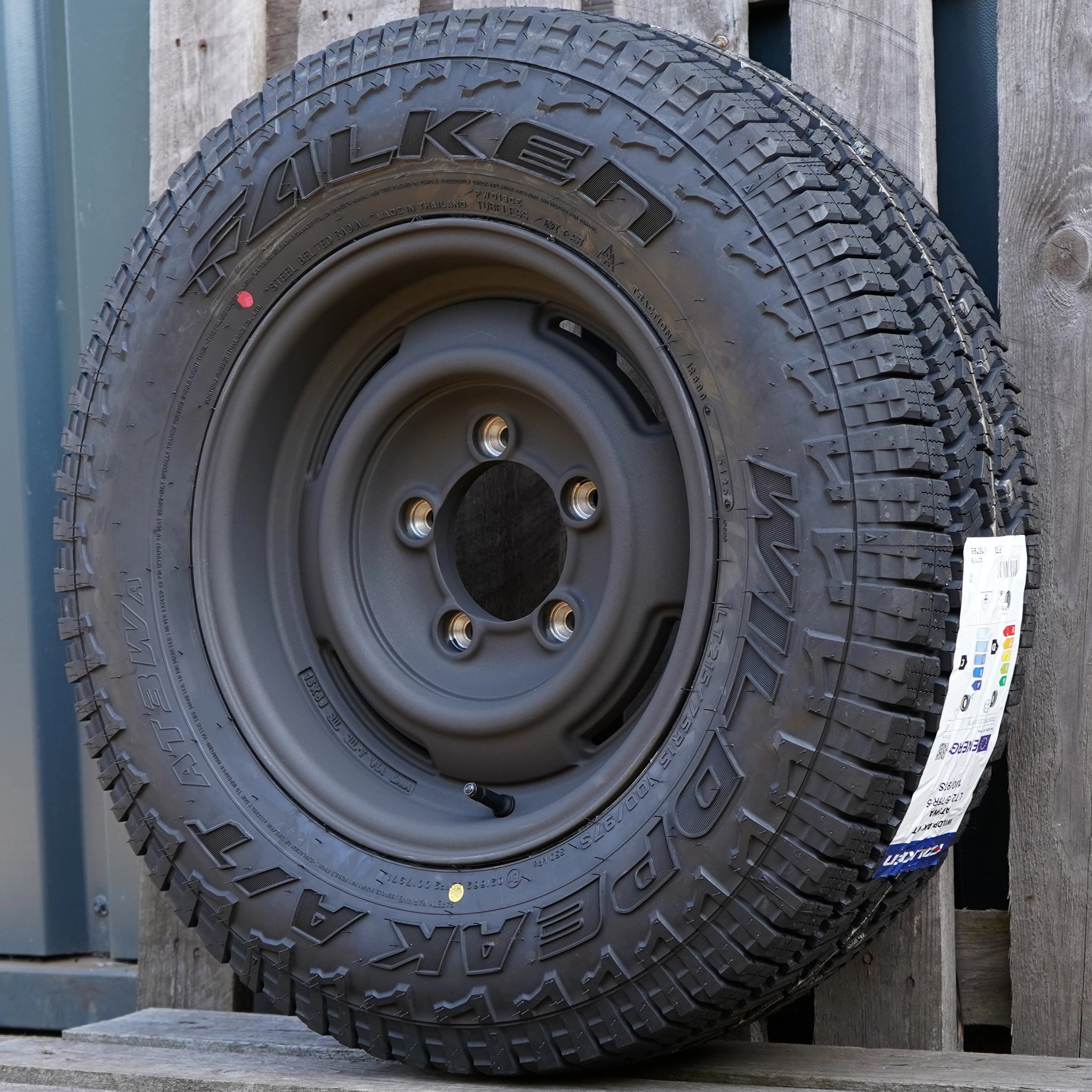 APIO WILDBOAR SR+ 15" Wheel & Tyre Package for Suzuki Jimny (2018+) - Falken Wildpeak AT3WA