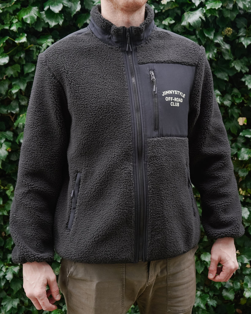 JIMNYSTYLE Off-Road Club Sherpa Fleece - Black