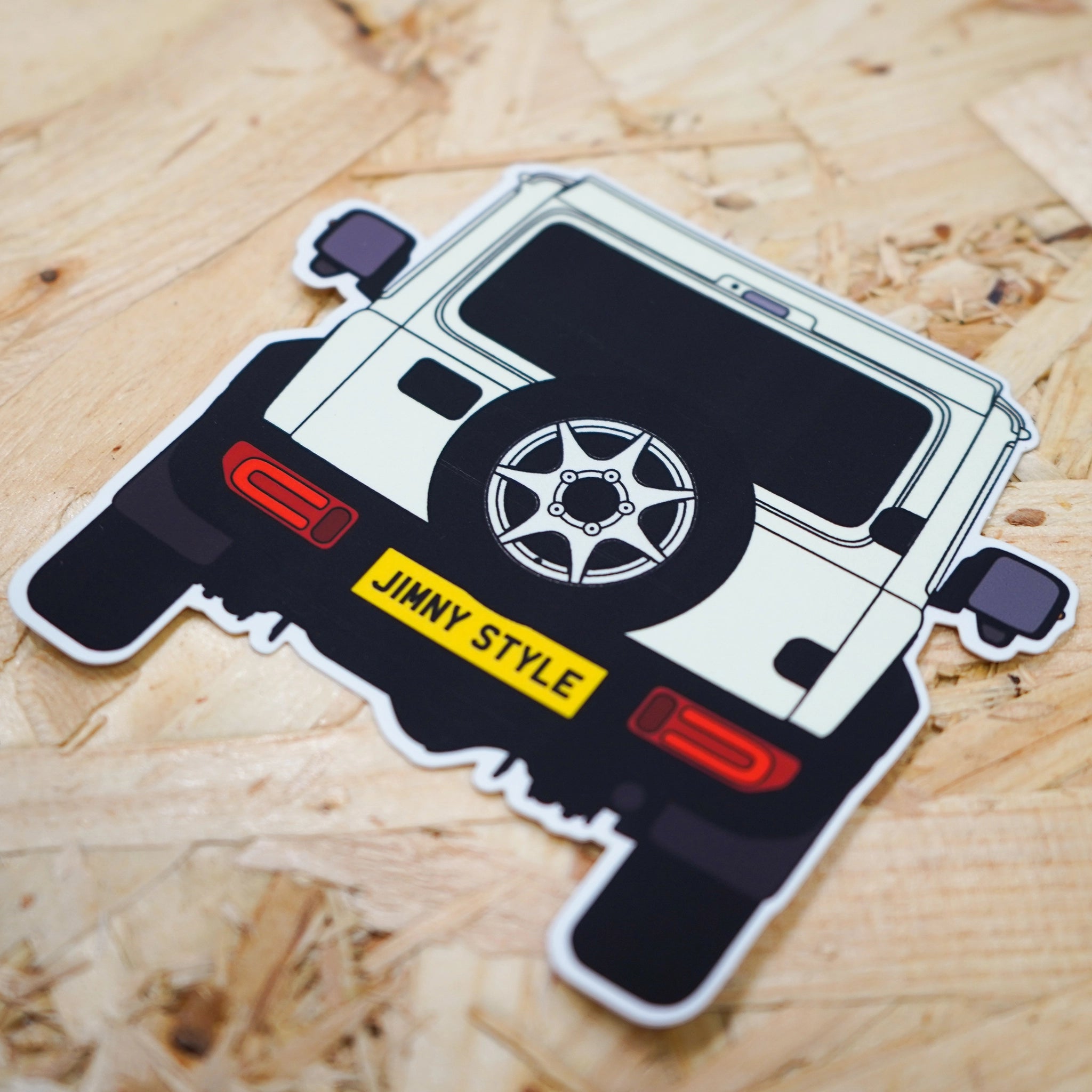 JIMNYSTYLE Chiffon Ivory Suzuki Jimny Slap Sticker
