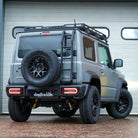 Suszuki Jimny with a JimnyStyle Suspension kit installed with Magpie M-01 wheels