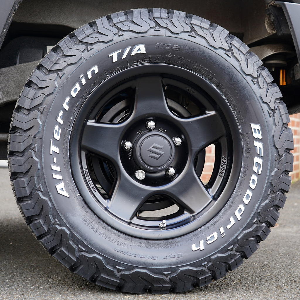 BRADLEY V Wheel & Tyre Package - Wheels for Suzuki Jimny (2018+) Street Track Life JimnyStyle 235/70R16 BF Goodrich KO2 Tyres