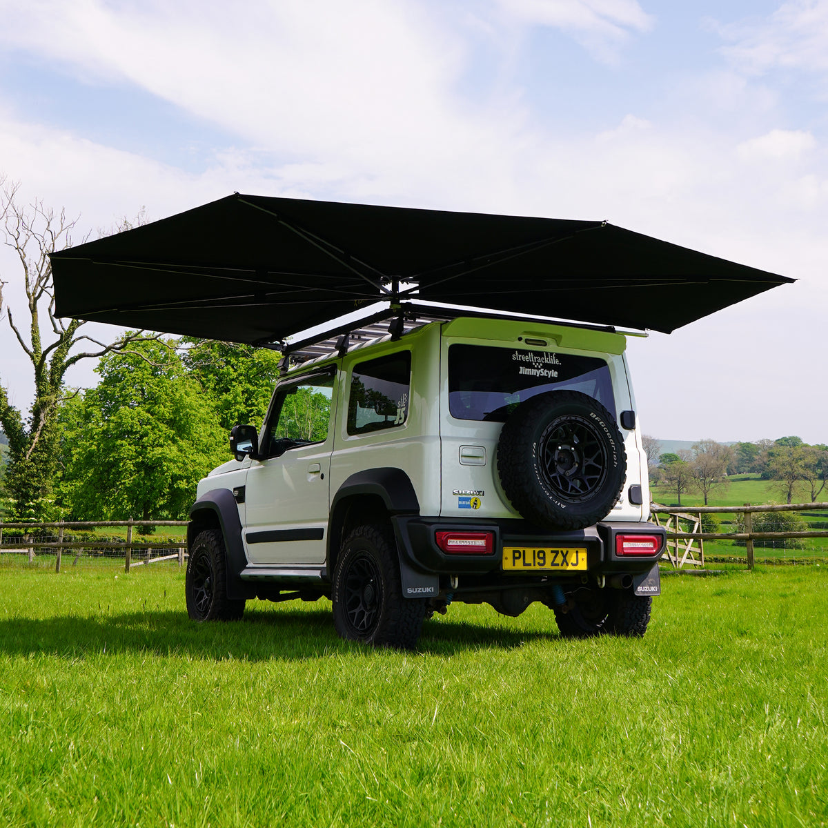 suzuki jimny markise Clevershade 270 Degree Ultra-Lite Awning – STREET TRACK LIFE Zipper Seite:Rechts Valkental Front Pack Lenkertasche sale-top-picks