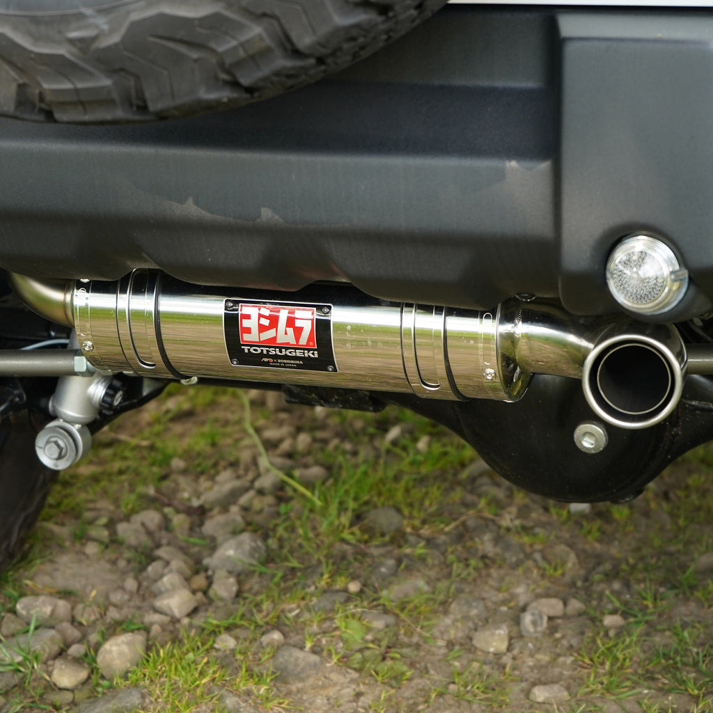 APIO x YOSHIMURA Totsugeki Stainless Steel Cyclone Exhaust System for Suzuki Jimny (2018+)