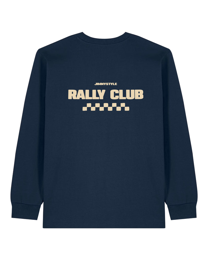 JIMNYSTYLE Rally Club T-Shirt - Long Sleeve - Navy Blue