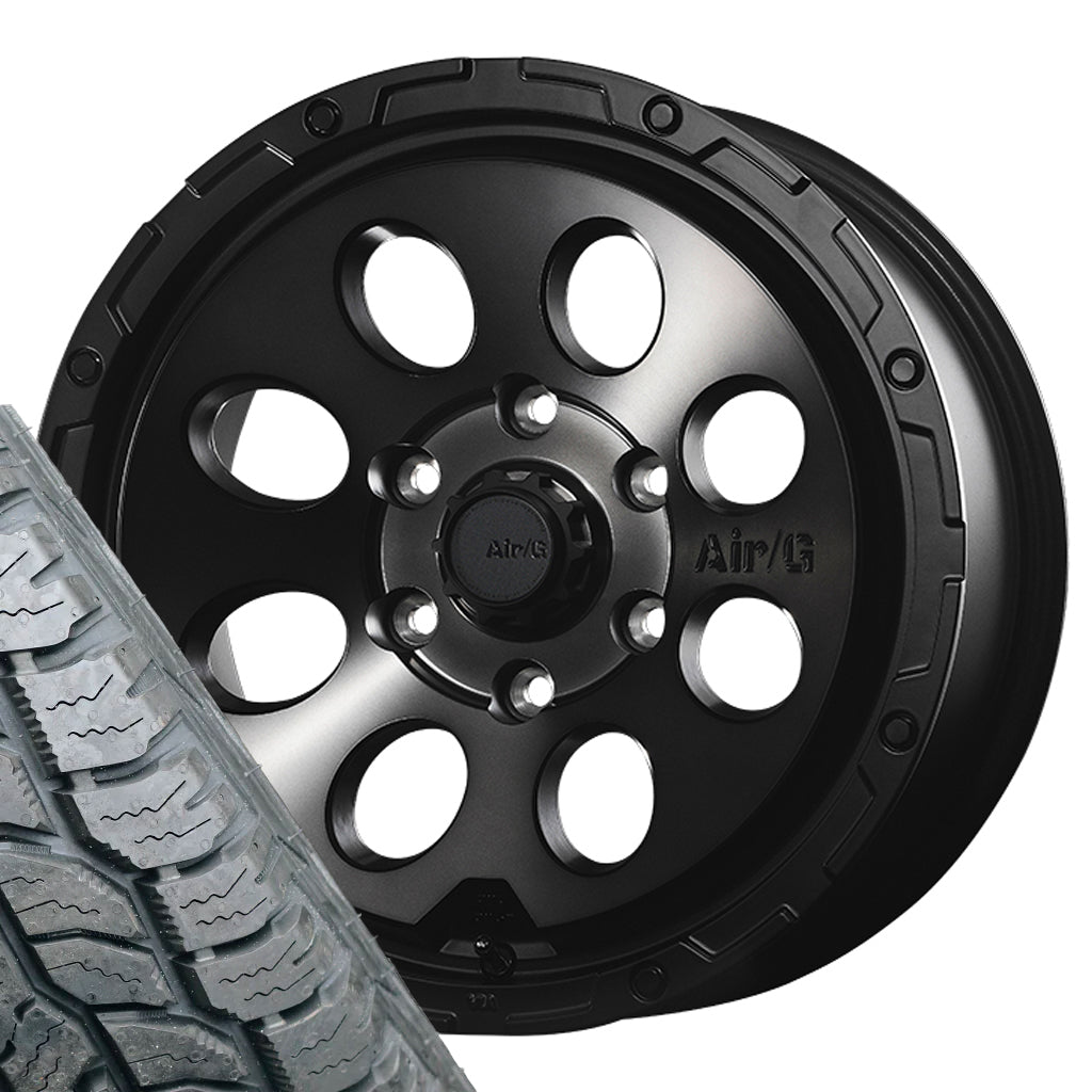 Air/G Massive 17" Wheel & Tyre Package for Toyota Hilux (2016+)