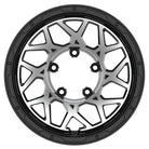 Magpie M-01 16" Wheels for Suzuki Jimny - Silver Machined Face with Black Rim