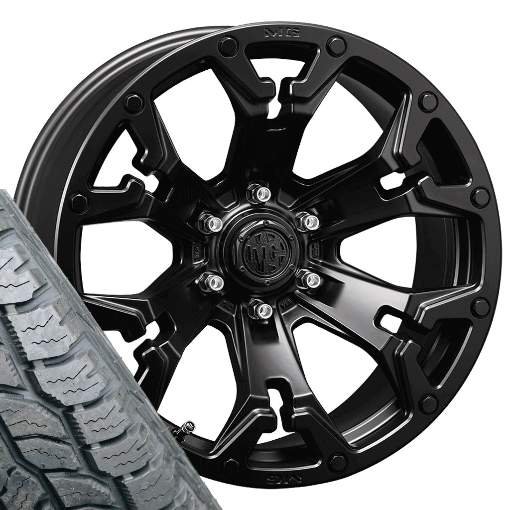 MG GOLEM 17" Wheel & Tyre Package for Toyota Hilux (2015+)