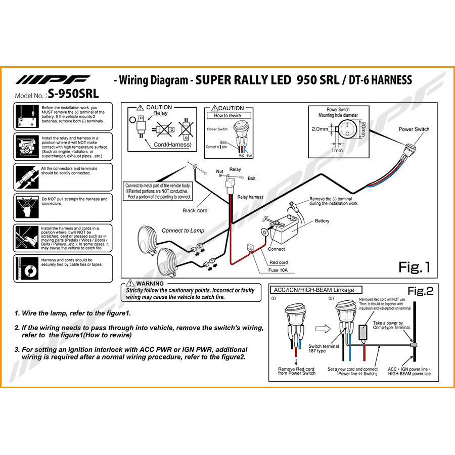 IPF Super Rally LED Spot & Driving Hybrid Lamp