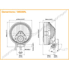 IPF Super Rally LED Spot & Driving Hybrid Lamp
