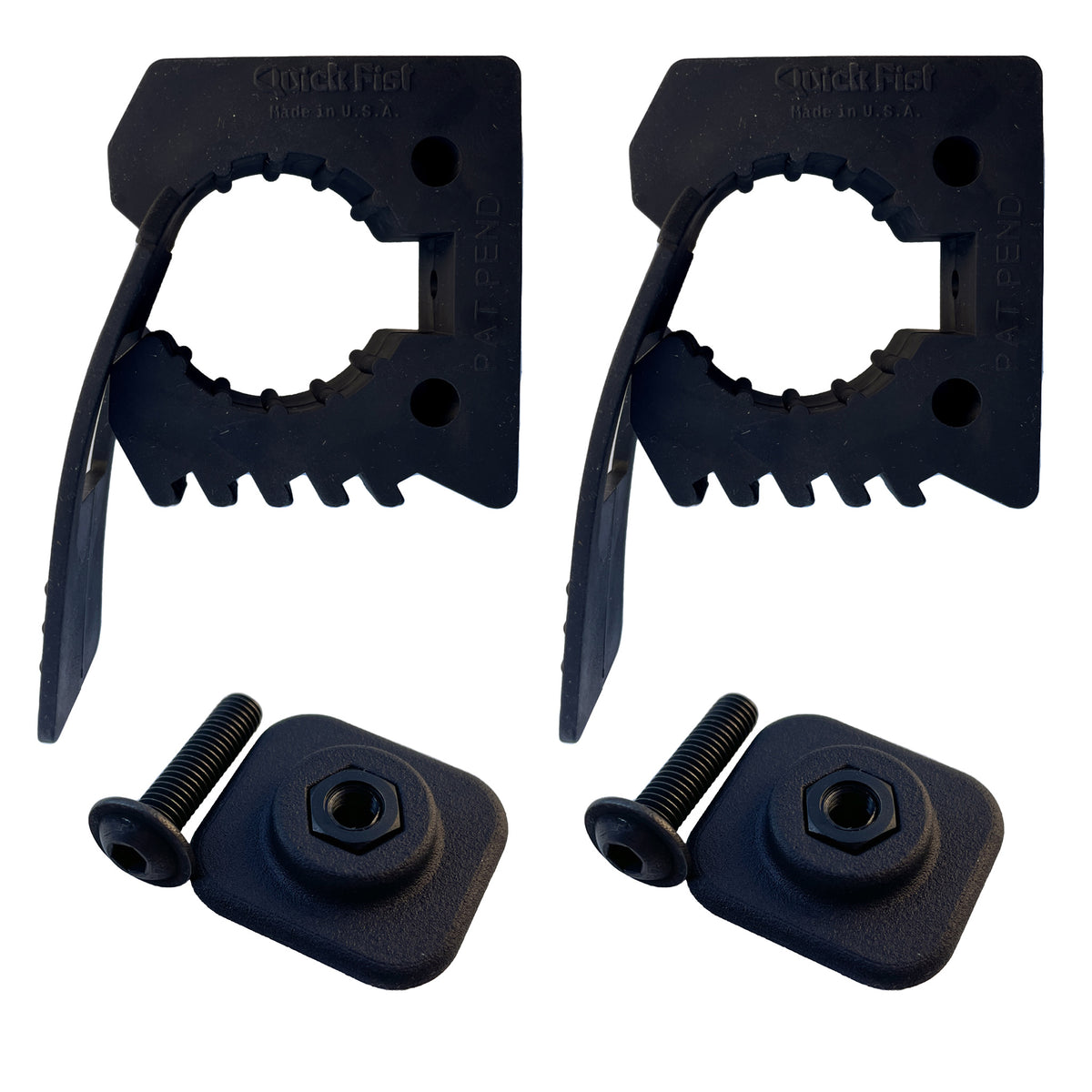 HIGH PEAK Molle Panel Mounting Plates & Quick Fist Clamps Package ...