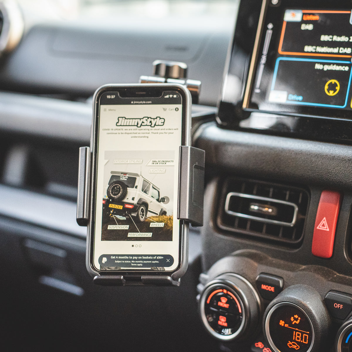 Phone Holder for Suzuki Jimny (2018+) – STREET TRACK LIFE